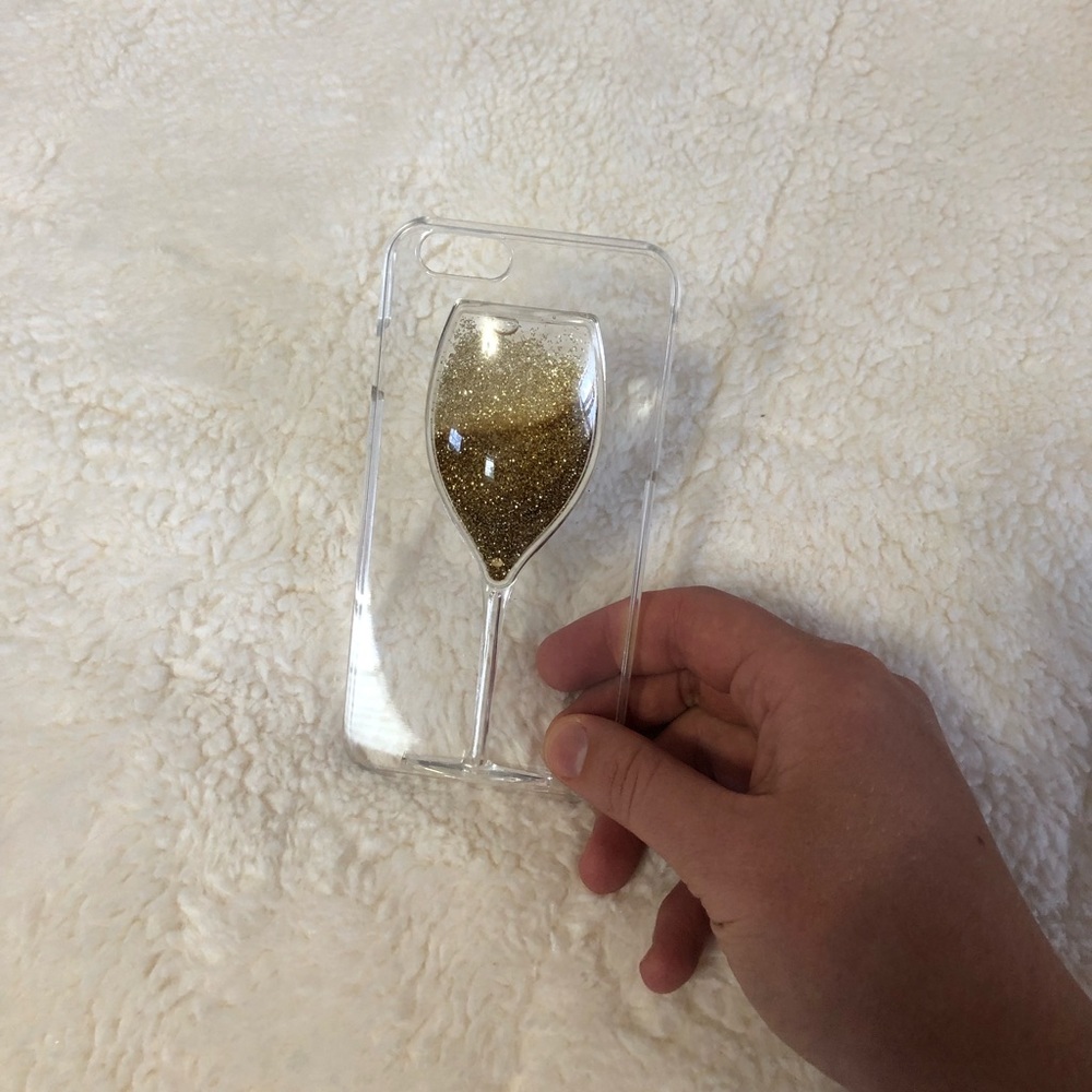 Clear and sparkly IPhone 6/ 6s case